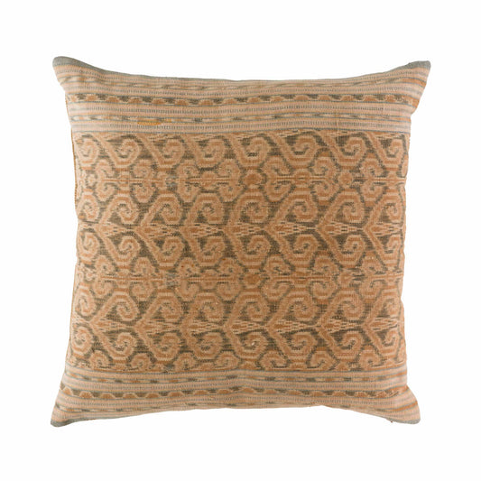 Brown and blue cushion from Borneo